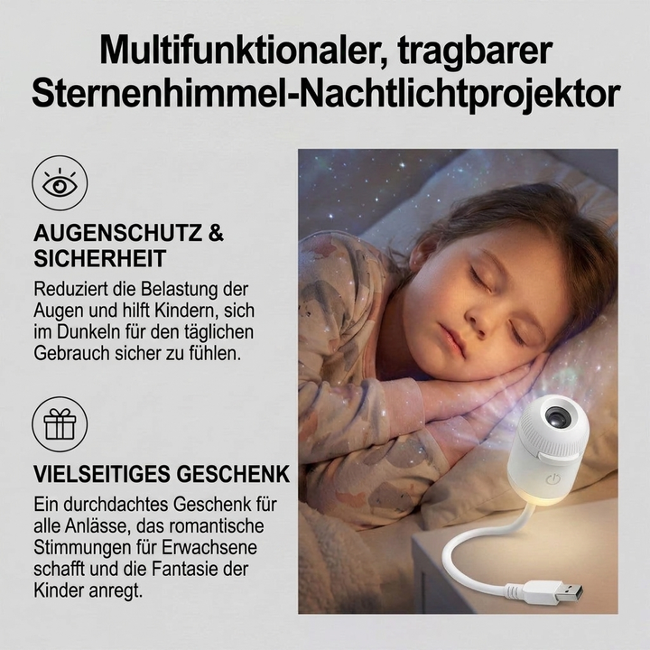 USB-Sternenhimmel-Projektor-Nachtlicht