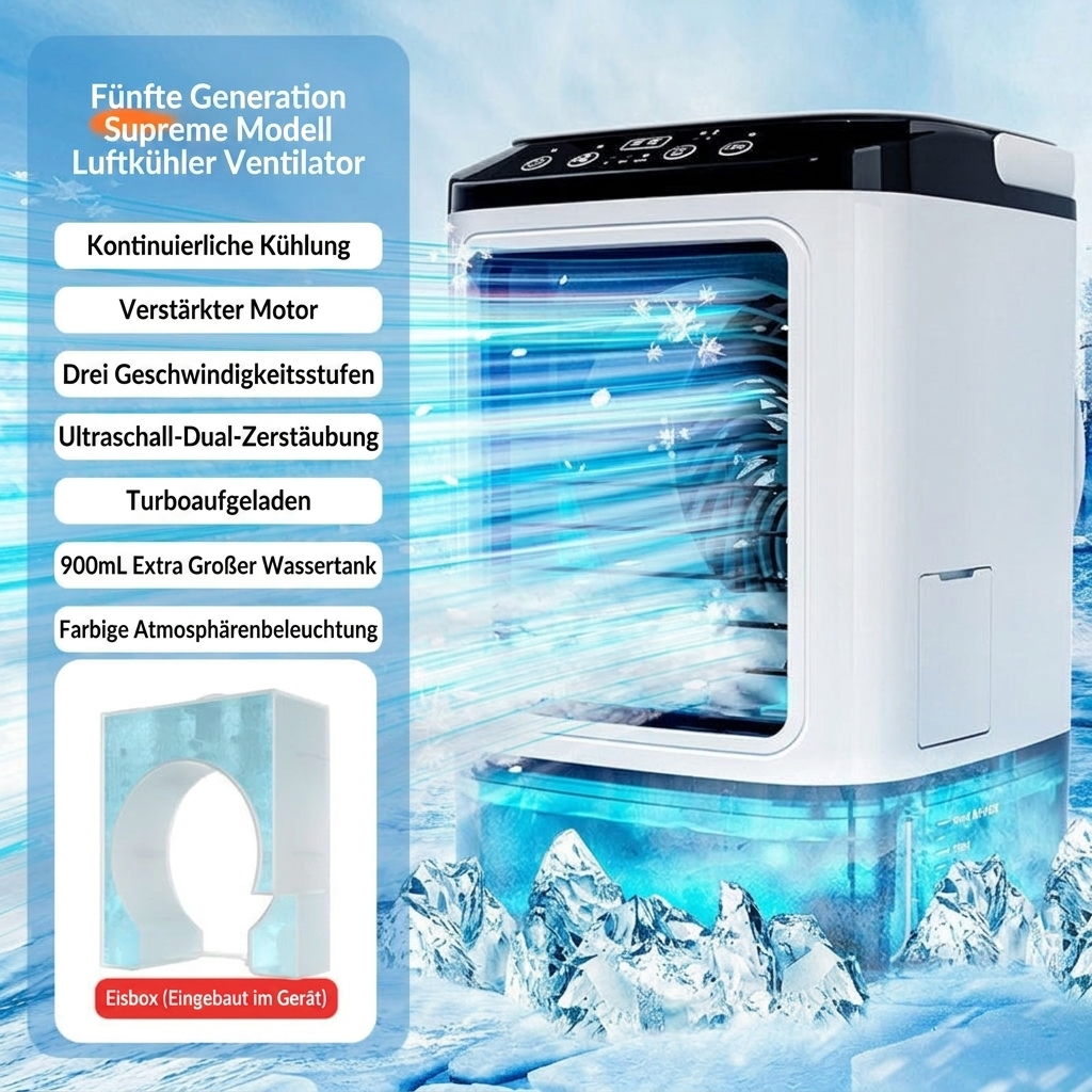 Tragbarer USB-Tischventilator