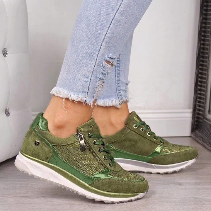 Sneakers für Damen, entworfen für Ausgewogenheit, atmungsaktiv und stützend