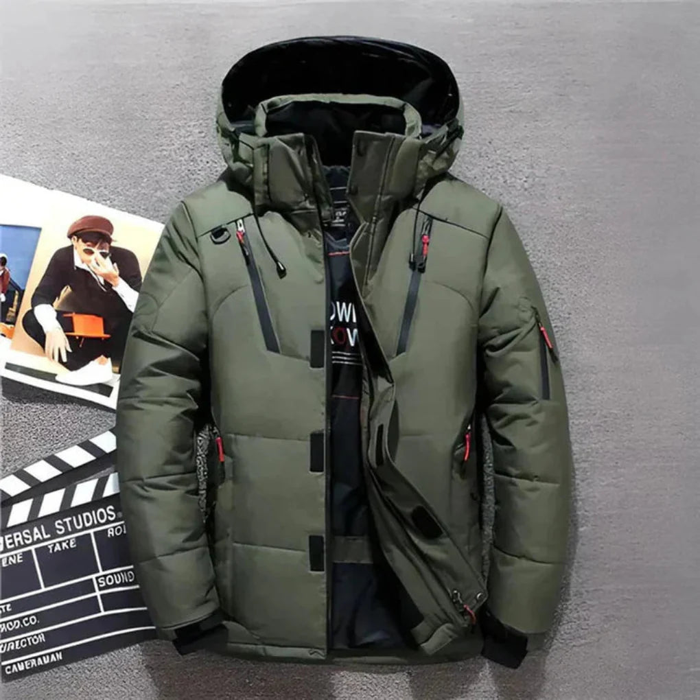 Isolierte Jacke mit Kapuze für Herren