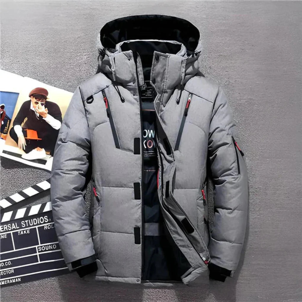 Isolierte Jacke mit Kapuze für Herren