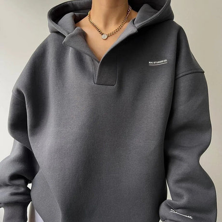 Damen Lazy-Hooded Pullover