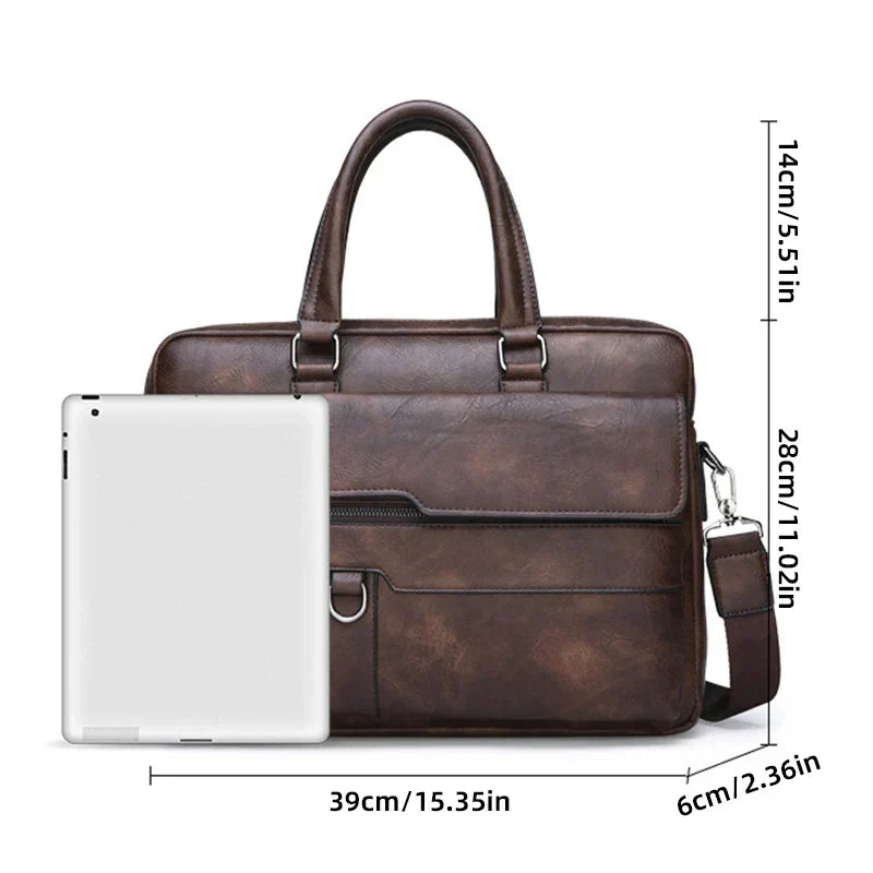 Elegante Leder-Umhängetasche für Herren
