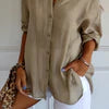 Lässiges Button-Down-Hemd für Damen