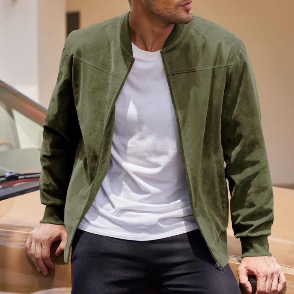 Retro-Wildlederjacke für Herren