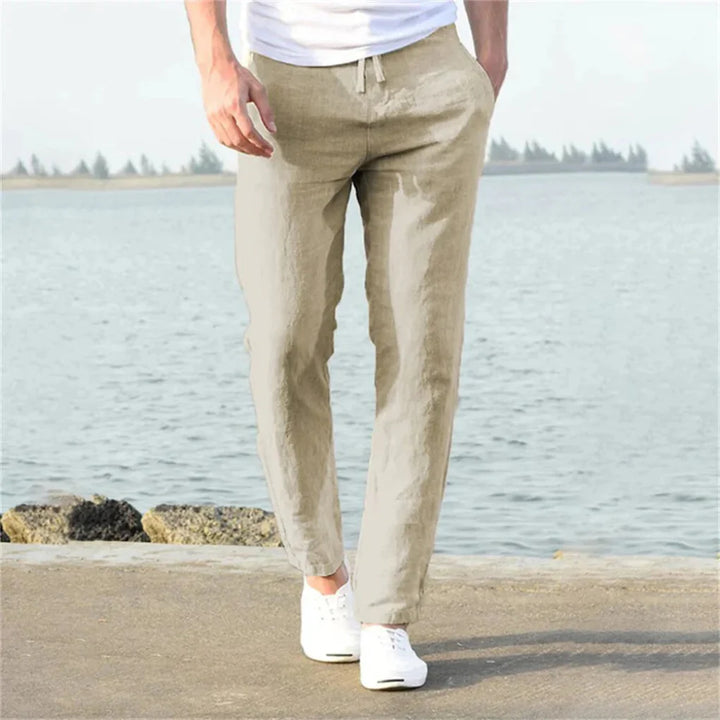 Herren-Leinenhose für den Sommer