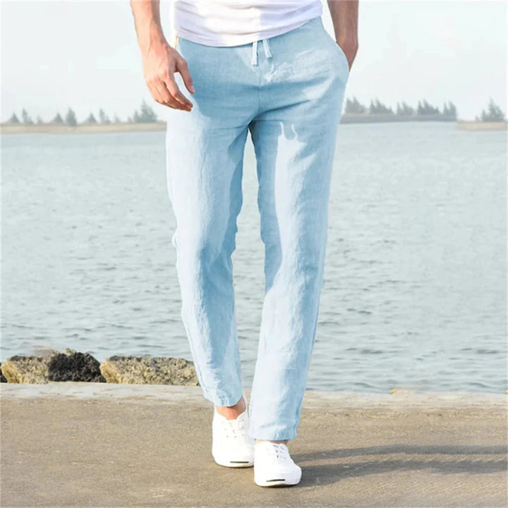 Herren-Leinenhose für den Sommer