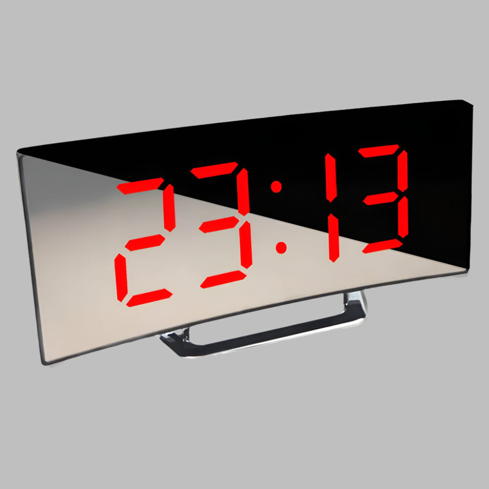 Geschwungener LED-Wecker