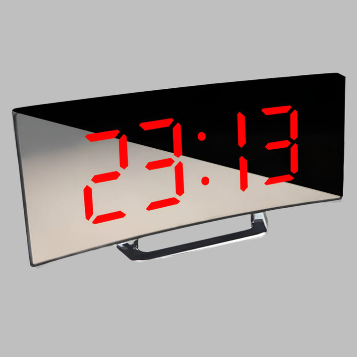 Geschwungener LED-Wecker