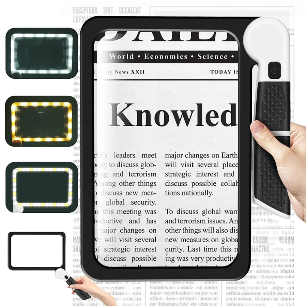 Ganzseitige Handlupe