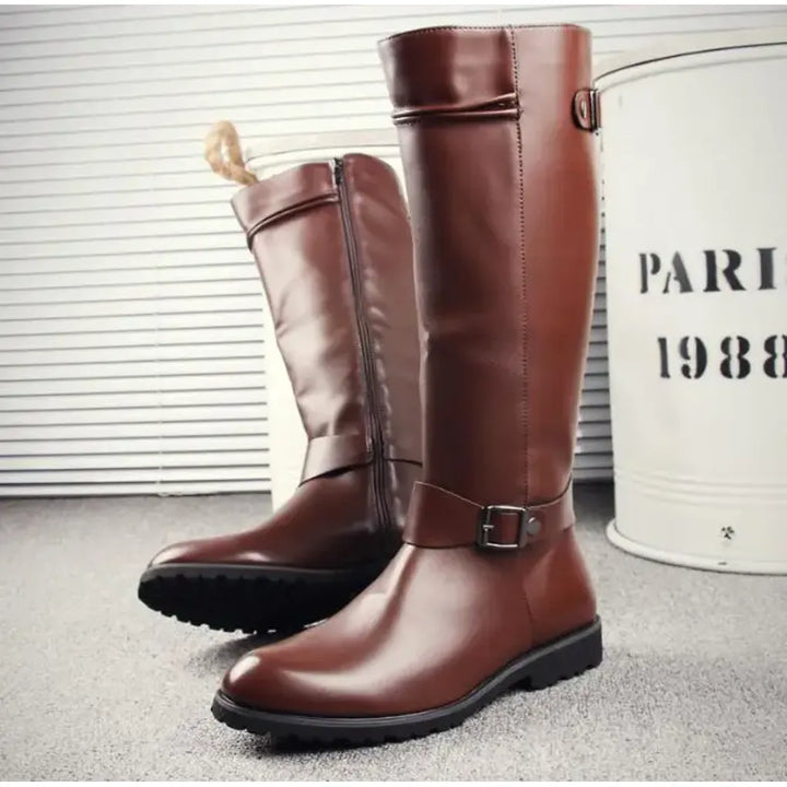 Rindsleder-Stiefel – Robustes Herren-Knöchelmodell