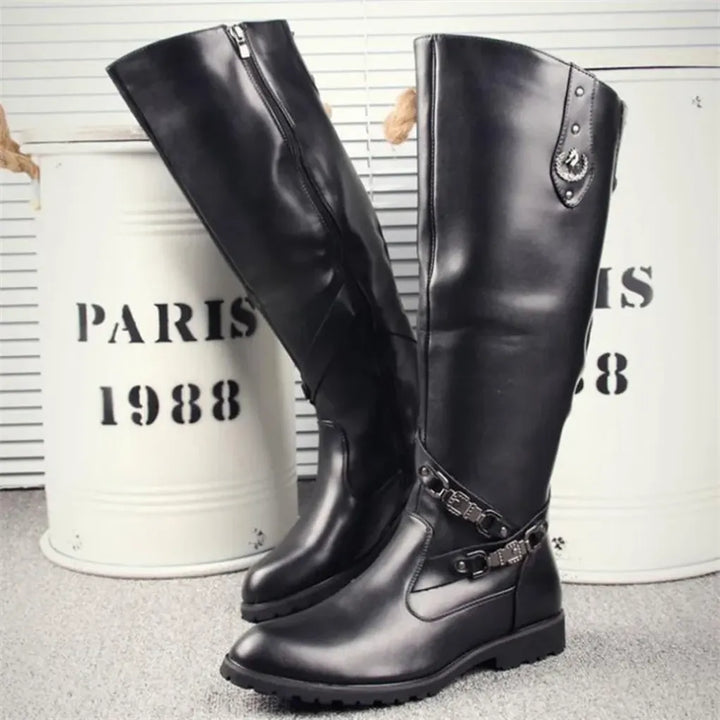 Rindsleder-Stiefel – Robustes Herren-Knöchelmodell