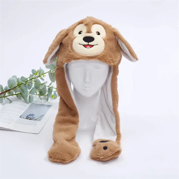 Bounce Bunny – Niedliche Mütze mit beweglichen Ohren für Spaß und Wärme