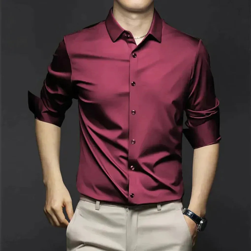 Knitterfreies Herren-Hemd