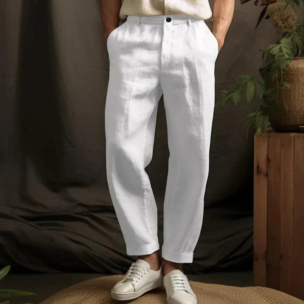 Herren-Leinenhose für den Freizeitbereich