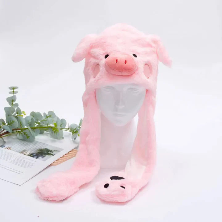 Bounce Bunny – Niedliche Mütze mit beweglichen Ohren für Spaß und Wärme