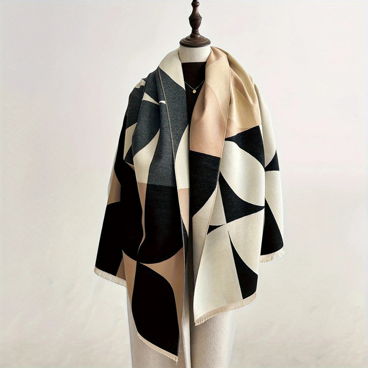 Umkehrbarer Poncho-Schal