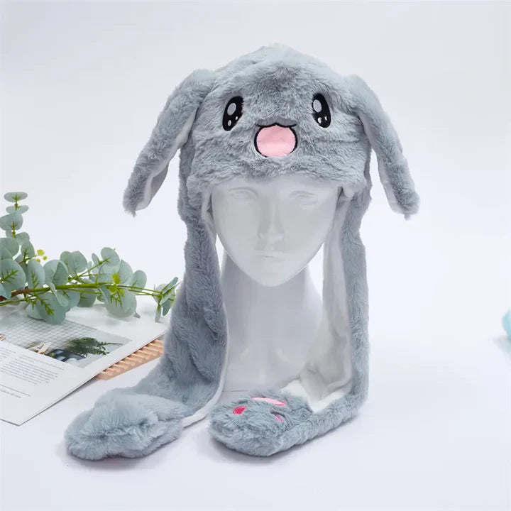 Bounce Bunny – Niedliche Mütze mit beweglichen Ohren für Spaß und Wärme