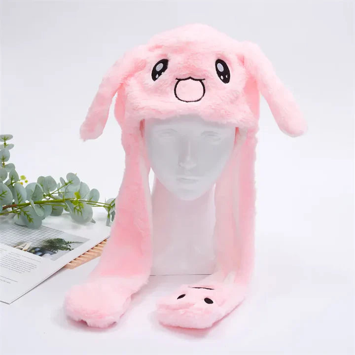 Bounce Bunny – Niedliche Mütze mit beweglichen Ohren für Spaß und Wärme
