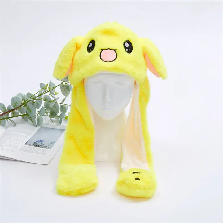 Bounce Bunny – Niedliche Mütze mit beweglichen Ohren für Spaß und Wärme