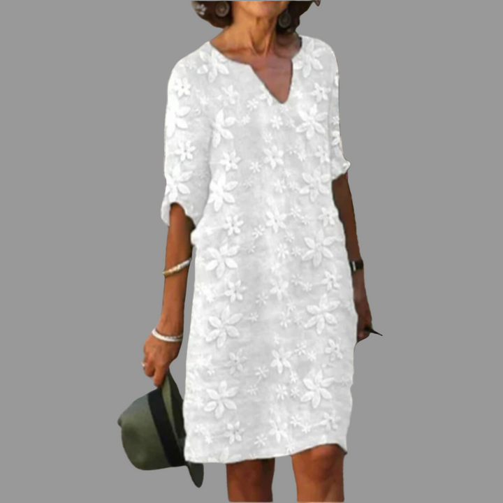 Damen Midikleid – Moderner Style mit floralem Design