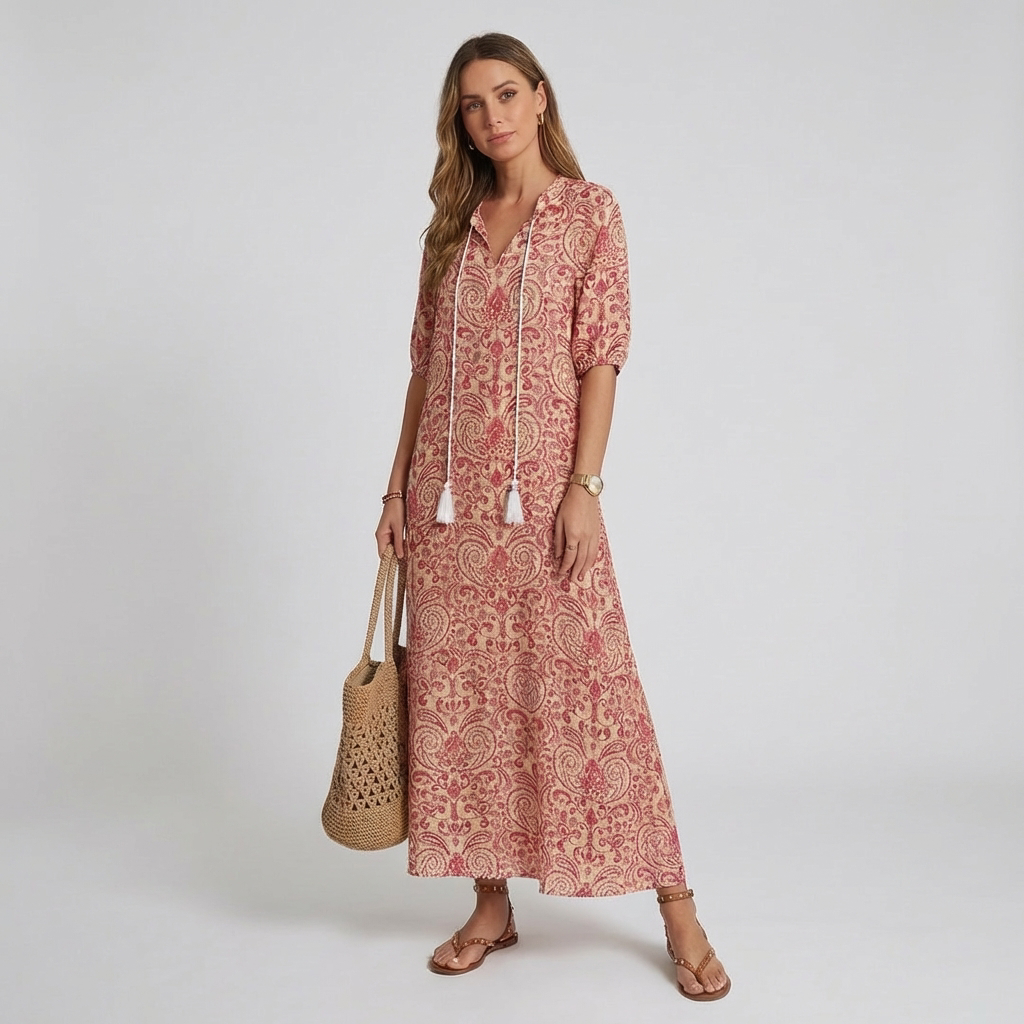 Bohemian Maxikleid für Damen