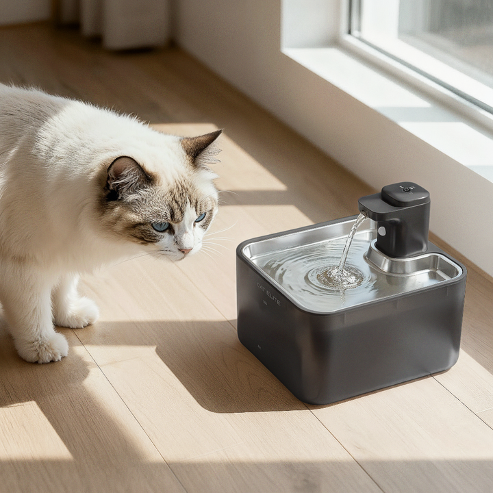 Kabelloser Trinkbrunnen für Katzen