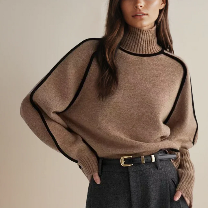 Warmer Rollkragenpullover für Damen