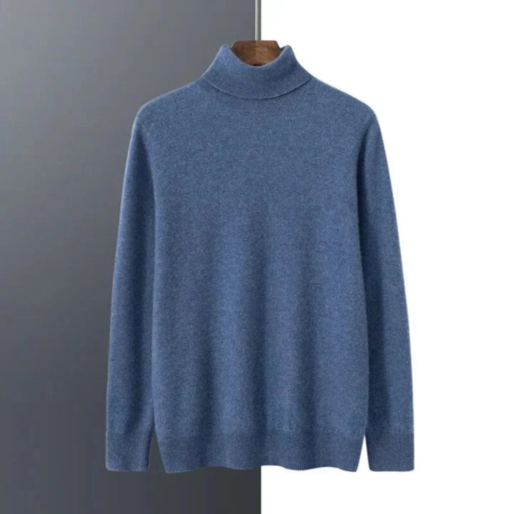 Herren-Strickpullover mit Rollkragen