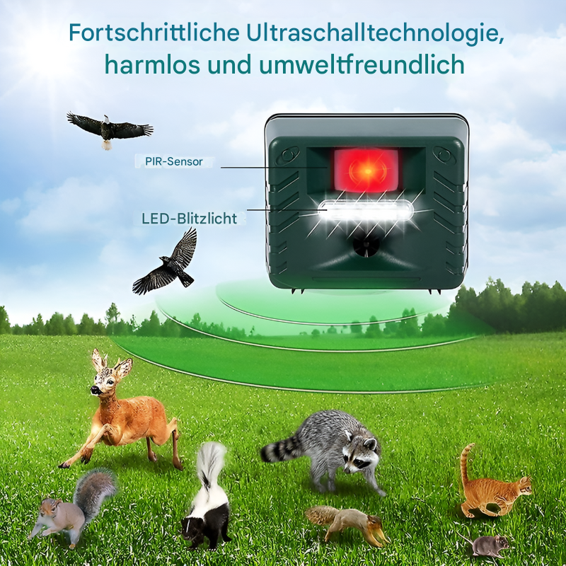 Ultraschall-Abwehrgerät für Spechte – Effektiver Schutz für Ihr Grundstück