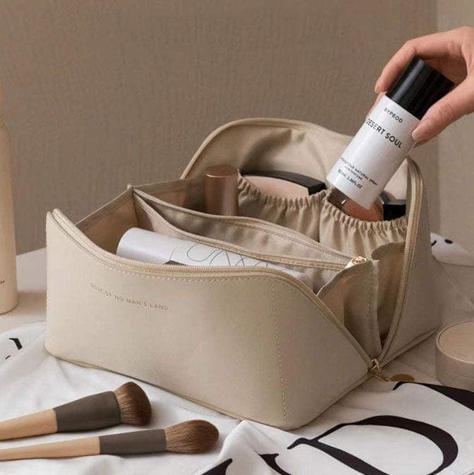 Kosmetiktasche aus Leder