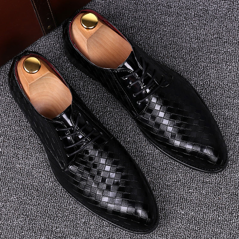 Schnürschuhe aus Leder für Herren