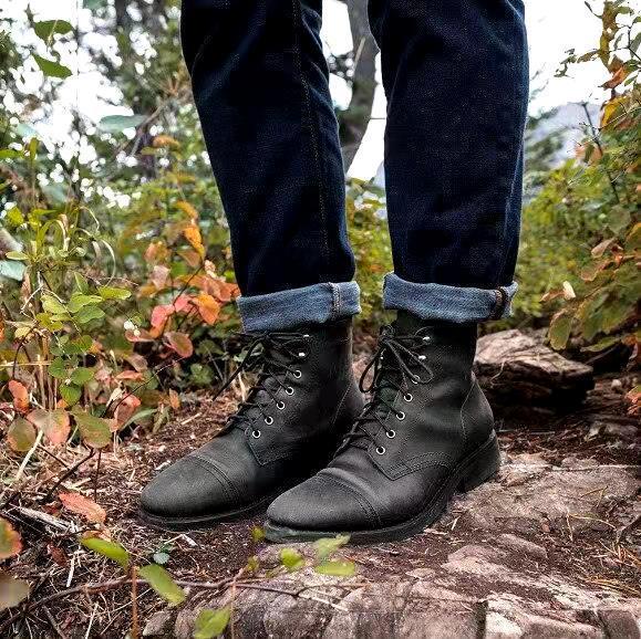 Vintage-Schnürstiefel für Herren